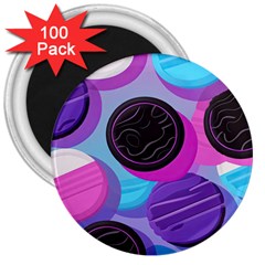 Cookies Chocolate Cookies Sweets Snacks Baked Goods 3  Magnets (100 Pack) by Jancukart