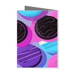 Cookies Chocolate Cookies Sweets Snacks Baked Goods Mini Greeting Cards (pkg Of 8) by Jancukart