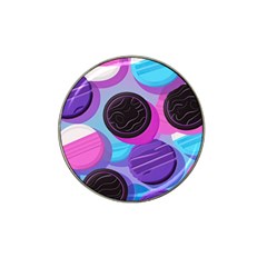 Cookies Chocolate Cookies Sweets Snacks Baked Goods Hat Clip Ball Marker (4 Pack) by Jancukart