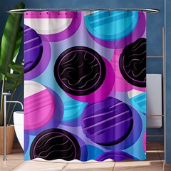 Cookies Chocolate Cookies Sweets Snacks Baked Goods Shower Curtain 60  X 72  (medium)  by Jancukart