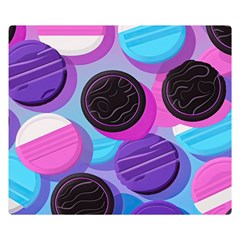 Cookies Chocolate Cookies Sweets Snacks Baked Goods Two Sides Premium Plush Fleece Blanket (small)