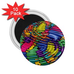 Waves Particles Vibration Atom Physics Technology 2 25  Magnets (10 Pack)  by Jancukart