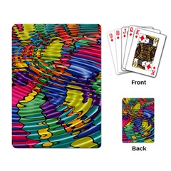 Waves Particles Vibration Atom Physics Technology Playing Cards Single Design (rectangle)