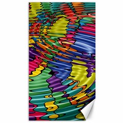 Waves Particles Vibration Atom Physics Technology Canvas 40  X 72  by Jancukart