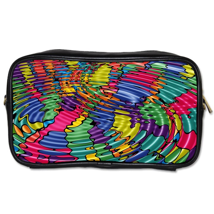 Waves Particles Vibration Atom Physics Technology Toiletries Bag (Two Sides)