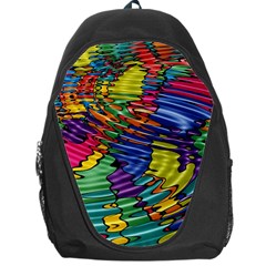 Waves Particles Vibration Atom Physics Technology Backpack Bag by Jancukart