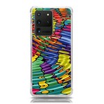 Waves Particles Vibration Atom Physics Technology Samsung Galaxy S20 Ultra 6.9 Inch TPU UV Case Front