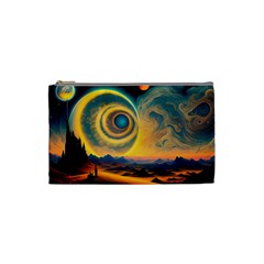 Surrealist Fantasy Dream Moon Space Cosmetic Bag (small)