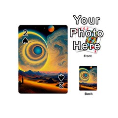 Surrealist Fantasy Dream Moon Space Playing Cards 54 Designs (mini)