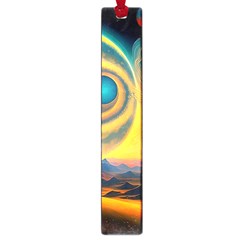 Surrealist Fantasy Dream Moon Space Large Book Marks