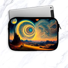 Surrealist Fantasy Dream Moon Space Apple Ipad Mini Zipper Cases by Jancukart