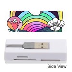 Rainbow Fun Cute Minimal Doodle Drawing Art Memory Card Reader (Stick) Front