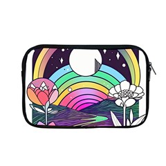 Rainbow Fun Cute Minimal Doodle Drawing Art Apple Macbook Pro 13  Zipper Case