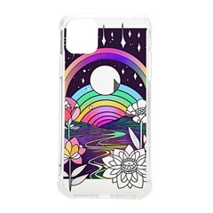 Rainbow Fun Cute Minimal Doodle Drawing Art Iphone 11 Pro Max 6 5 Inch Tpu Uv Print Case by Jancukart