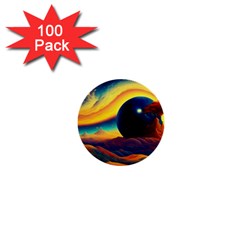 Surrealist Fantasy Dream Nature 1  Mini Buttons (100 pack) 