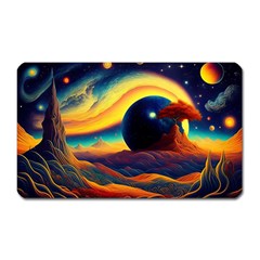 Surrealist Fantasy Dream Nature Magnet (Rectangular)