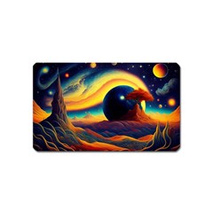 Surrealist Fantasy Dream Nature Magnet (Name Card)