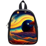 Surrealist Fantasy Dream Nature School Bag (Small) Front