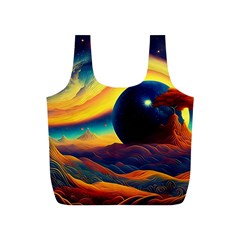 Surrealist Fantasy Dream Nature Full Print Recycle Bag (S)