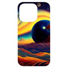 Surrealist Fantasy Dream Nature iPhone 14 Pro Black UV Print Case