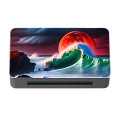 Sea Ocean Waves Rocks Sunset Artwork Memory Card Reader With Cf by Jancukart