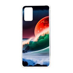 Sea Ocean Waves Rocks Sunset Artwork Samsung Galaxy S20plus 6 7 Inch Tpu Uv Case