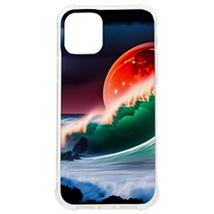 Sea Ocean Waves Rocks Sunset Artwork Iphone 12/12 Pro Tpu Uv Print Case