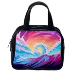 Waves Ocean Sea Tsunami Nautical 9 Classic Handbag (One Side) Front