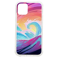 Waves Ocean Sea Tsunami Nautical 9 Iphone 12 Mini Tpu Uv Print Case	 by Jancukart