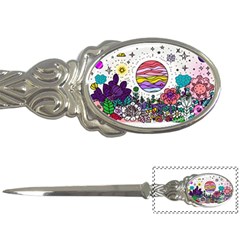 Rainbow Fun Cute Minimal Doodle Drawing Letter Opener