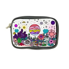 Rainbow Fun Cute Minimal Doodle Drawing Coin Purse