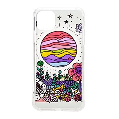 Rainbow Fun Cute Minimal Doodle Drawing Iphone 11 Pro Max 6 5 Inch Tpu Uv Print Case