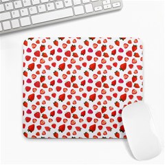 Watercolor Strawberry Large Mousepad by SychEva