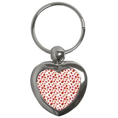 Watercolor Strawberry Key Chain (heart) by SychEva