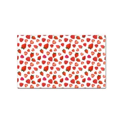 Watercolor Strawberry Sticker (rectangular) by SychEva