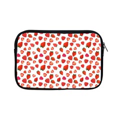 Watercolor Strawberry Apple Ipad Mini Zipper Cases by SychEva