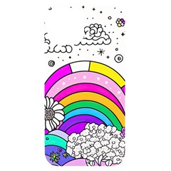 Rainbow Fun Cute Minimal Doodle Drawing 3 Iphone 14 Black Uv Print Case