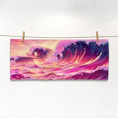 Waves Ocean Sea Tsunami Nautical 5 Hand Towel