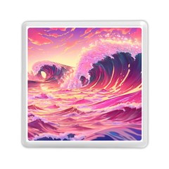 Waves Ocean Sea Tsunami Nautical 5 Memory Card Reader (square) by Jancukart