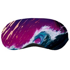 Tsunami Waves Ocean Sea Nautical Nature Water Unique Sleeping Mask