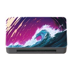 Tsunami Waves Ocean Sea Nautical Nature Water Unique Memory Card Reader With Cf by Jancukart