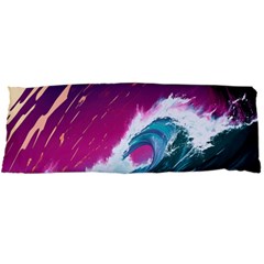 Tsunami Waves Ocean Sea Nautical Nature Water Unique Body Pillow Case Dakimakura (two Sides) by Jancukart