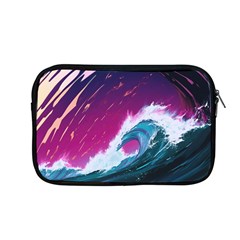 Tsunami Waves Ocean Sea Nautical Nature Water Unique Apple Macbook Pro 13  Zipper Case by Jancukart