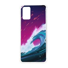 Tsunami Waves Ocean Sea Nautical Nature Water Unique Samsung Galaxy S20plus 6 7 Inch Tpu Uv Case by Jancukart