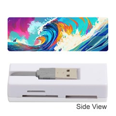 Tsunami Waves Ocean Sea Nautical Nature Water Art Memory Card Reader (Stick)