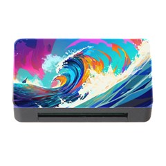 Tsunami Waves Ocean Sea Nautical Nature Water Art Memory Card Reader with CF