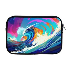 Tsunami Waves Ocean Sea Nautical Nature Water Art Apple MacBook Pro 17  Zipper Case