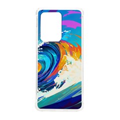 Tsunami Waves Ocean Sea Nautical Nature Water Art Samsung Galaxy S20 Ultra 6.9 Inch TPU UV Case