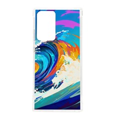 Tsunami Waves Ocean Sea Nautical Nature Water Art Samsung Galaxy Note 20 Ultra Tpu Uv Case