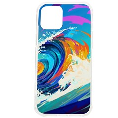 Tsunami Waves Ocean Sea Nautical Nature Water Art Iphone 12 Pro Max Tpu Uv Print Case by Jancukart